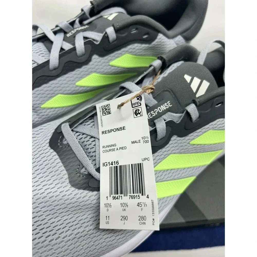 Adidas Response Men's Grey Size 11 IG1416 Running Athletic Shoes